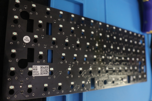 Switches exposed, one switch removed with Hakko FR-301 in picture.